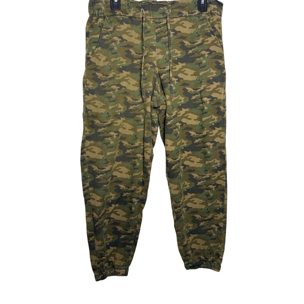 Levi's Joggers Men's Medium Green Camo Good Cropped Drawstring A1953-0002